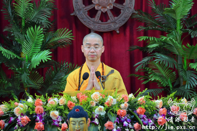法藏法师讲座劝勉出家众，应当学习佛法，与藏法师的交往一晃二十二年过去了。